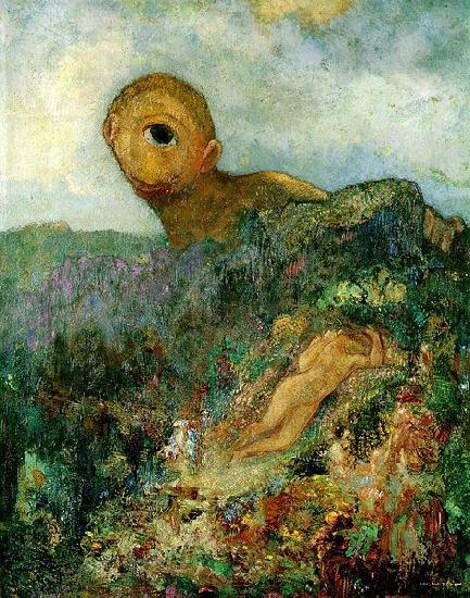 Odilon Redon The Cyclops oil painting image